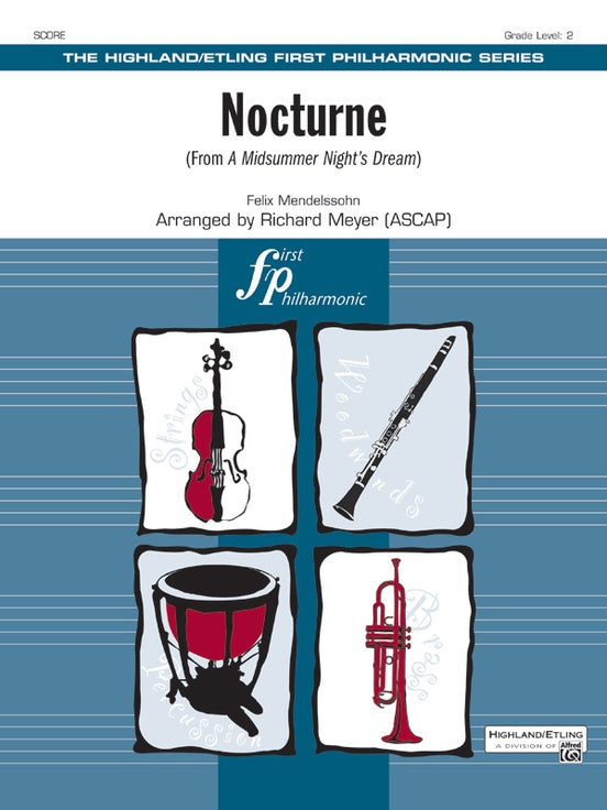 Nocturne (from A Midsummer Night's Dream) – Ful Orchestra Conductor Score & Parts (Digital Download)