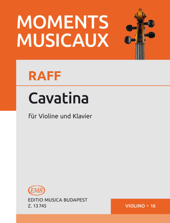 Raff - Cavatina - Violin/Piano Accompaniment EMB Z13745