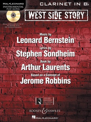 West Side Story for Clarinet - Instrumental Play-Along Book/CD Pack - Leonard Bernstein - Clarinet Boosey & Hawkes /CD