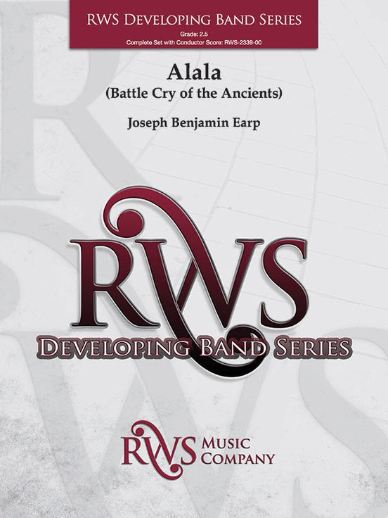 Alala - Battle Cry of the Ancients - Concert Band Conductor Score & Parts (Digital Download)