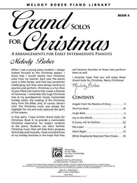 Grand Solos for Christmas Book 4