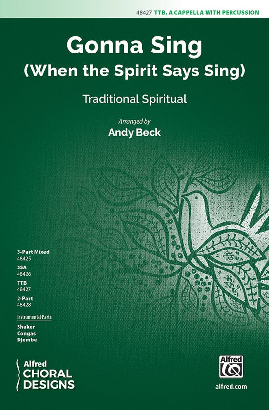 Gonna Sing – TTB, a cappella Choral Octavo (Digital Download)