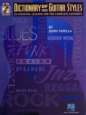 The Dictionary of Guitar Styles - Guitar Hal Leonard /CD