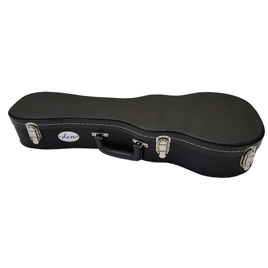 DCM BKW-S Soprano Uke Wood Case Black
