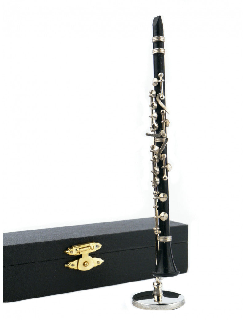 Mini Clarinet black with stand in black case 15.5cm