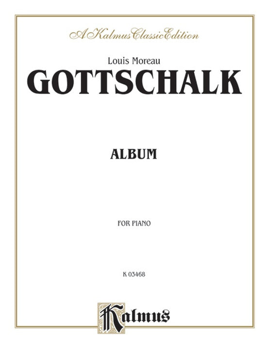 Gottschalk - Album - Piano Solo (Digital Download)