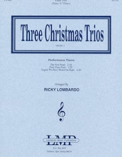 CHRISTMAS TRIOS 3 ARR LOMBARDO FOR 3 FLUTES - FLUTE - LOMBARDO