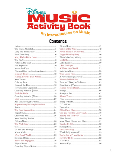 Disney Music Activity Book 2nd Edition - Activity Book Hal Leonard 248769