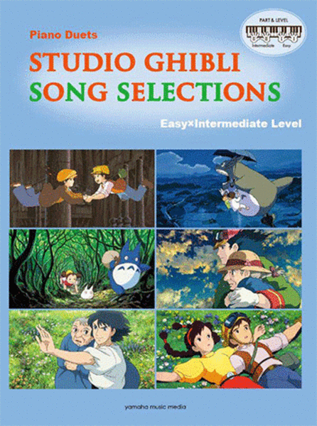 Studio Ghibli Song Selections - Easy/Intermediate Level Piano Duet