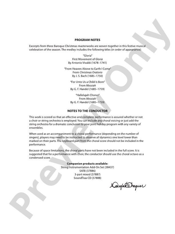 A Classic Christmas - Concert Band Conductor Score & Parts (Digital Download)