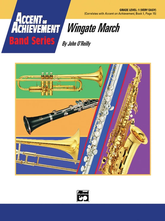 Wingate March - Concert Band Conductor Score & Parts (Digital Download)