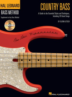 Country Bass - A Guide to the Essential Styles and Techniques - Bass Guitar Glenn Letsch Hal Leonard Bass TAB /CD