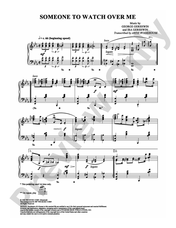 Someone To Watch Over Me - DSM-PS-0002205 - Piano (Digital Download)