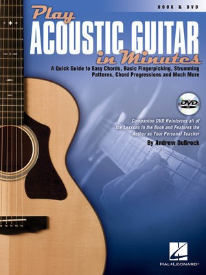 Play Acoustic Guitar in Minutes - Guitar Andrew DuBrock Hal Leonard Guitar TAB /DVD