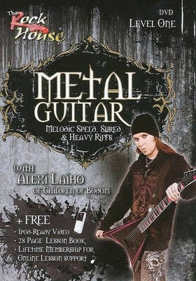 Alexi Laiho of Children of Bodom - Metal Guitar - Melodic Speed, Shred & Heavy Riffs Level One - Guitar Alexi Laiho Rock House Guitar Solo DVD