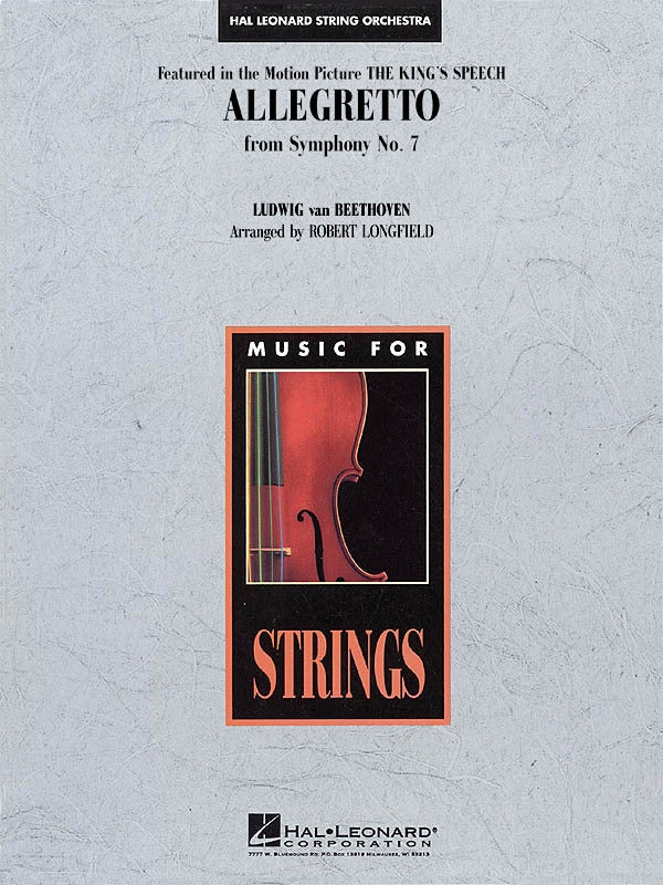 Allegretto (from Symphony No. 7) - Ludwig van Beethoven - Robert Longfield Hal Leonard String Orchestra Score/Parts