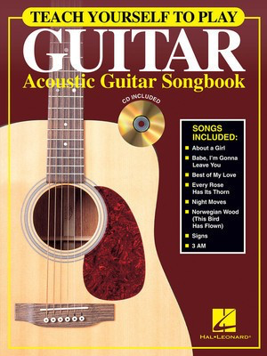Teach Yourself to Play Guitar - Acoustic Guitar Songbook - Guitar Hal Leonard /CD