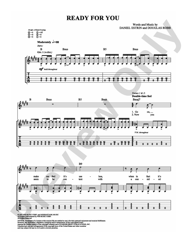 Ready for You - Guitar TAB (Digital Download)