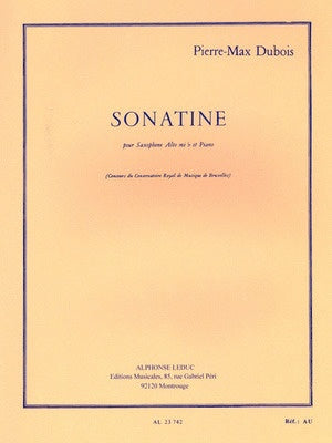 SONATINE SAX/PNO - DUBOIS MAX - Leduc