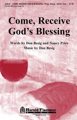 Come, Receive God'S Blessing - SATB Hal Leonard Choral Score Octavo