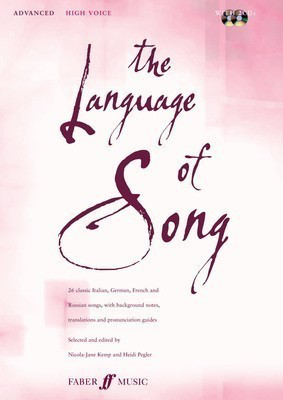 LANGUAGE OF SONG ADVANCED HIGH VOICE BK/CD