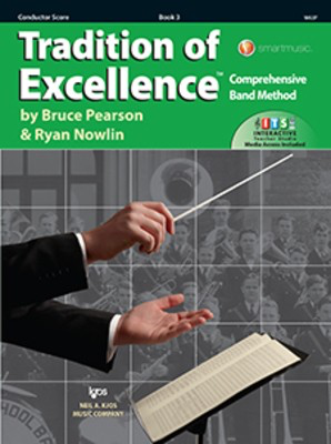 Tradition of Excellence Book 3 - Conductors Score - Comprehensive Band Method - Bruce Pearson|Ryan Nowlin Neil A. Kjos Music Company Conductor's Score Sftcvr/Online Media