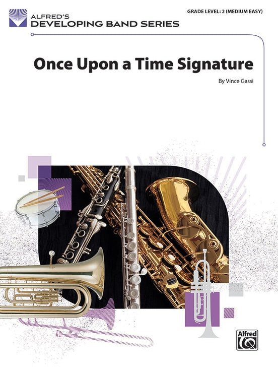 Once Upon a Time Signature – Concert Band Conductor Score & Parts (Digital Download)