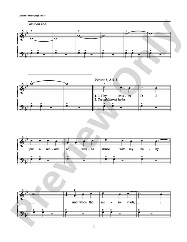Music - Arr. Richard Bradley (DSM-PS-0008287) - Easy Piano (Digital Download)