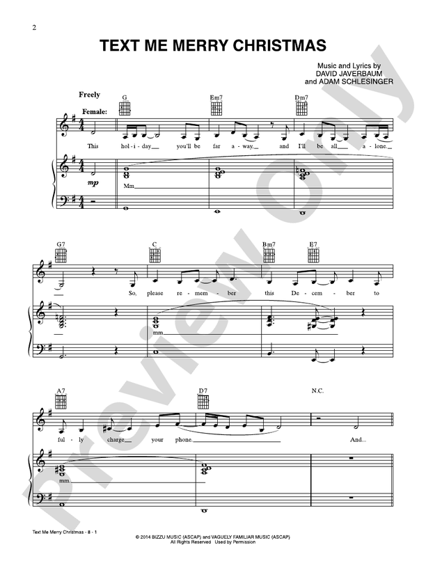 Text Me Merry Christmas - Straight No Chaser - PVG (Digital Download)