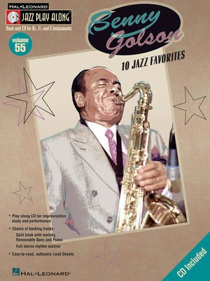 Benny Golson - Jazz Play-Along Volume 55 - Bb Instrument|Bass Clef Instrument|C Instrument|Eb Instrument Hal Leonard Lead Sheet /CD