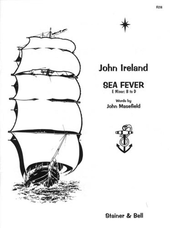 Ireland Sea Fever in E Minor Voice/Piano