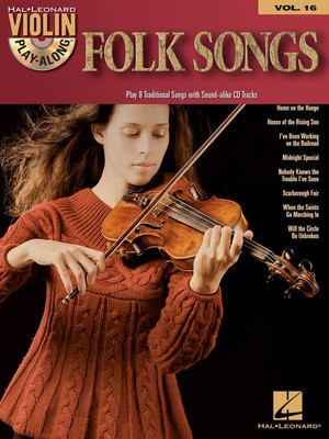 Folk Songs - Violin Play-Along Volume 16 - Various - Violin Hal Leonard /CD