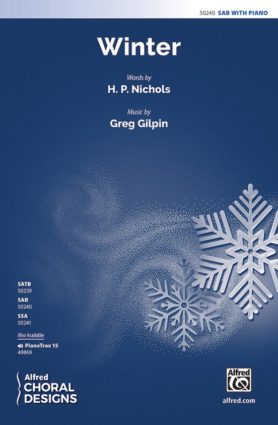 Winter - SAB Choral Octavo (Digital Download)
