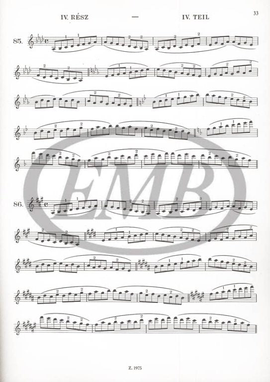 Orzagh - Scale Studies - Violin Solo EMB Z1975