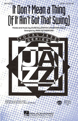 It Don't Mean a Thing (If It Ain't Got That Swing) - Paris Rutherford Hal Leonard ShowTrax CD CD