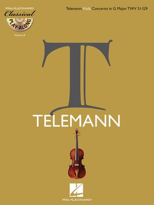 Viola Concerto in G Major, TWV 51:G9 - Classical Play-Along Volume 8 - Georg Philipp Telemann - Viola Hal Leonard /CD