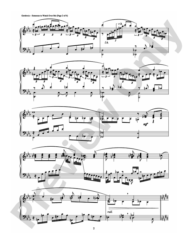 Someone to Watch Over Me - DSM-PS-0002208 - Piano (Digital Download)