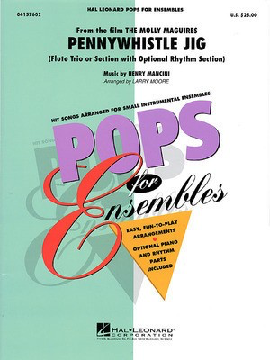 Pennywhistle Jig - Flute Trio or Ensemble (w/opt. rhythm section) - Flute Larry Moore Hal Leonard Flute Ensemble Score/Parts