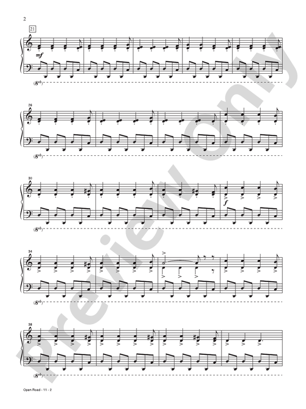 Open Road from Wonder Woman 1984 - Piano (Digital Download)