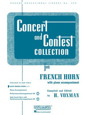 Concert and Contest Collection for French Horn Sheet Music - Solo Part - Various - French Horn Sheet Music Rubank Publications