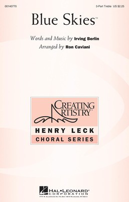 Blue Skies - Irving Berlin - 3-Part Treble Ron Caviani Hal Leonard Octavo