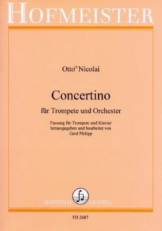 Concertino Ed Philipp for Trumpet/Piano - Nicolai - Hofmeister