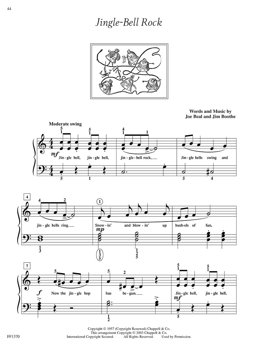 Adult Piano Adventures Christmas Book 1 - Book/OLA - Faber Piano Adventures