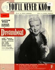 You'll Never Know (Just How Much I Love You) - Melody/Lyrics/Chords (Digital Download)