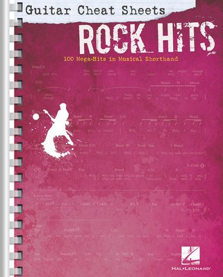 Guitar Cheat Sheets: Rock Hits - Guitar Hal Leonard Lyrics & Chords
