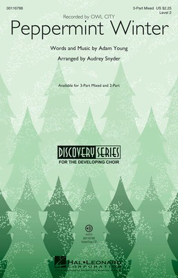 Peppermint Winter - 2-Part Audrey Snyder Hal Leonard Choral Score Octavo