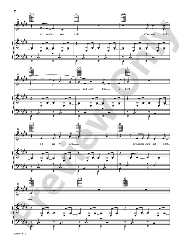 Burden - from Burden - PVG (Digital Download)