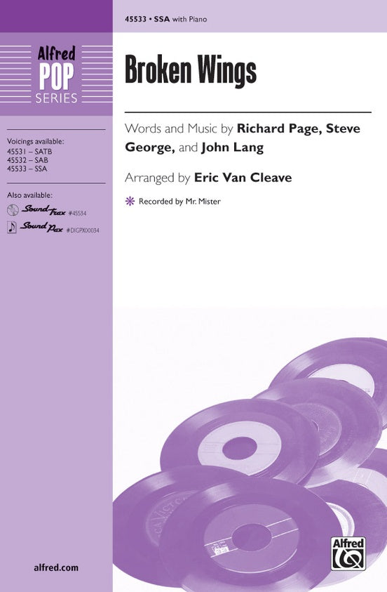 Broken Wings – SSA Choral Octavo (Digital Download)