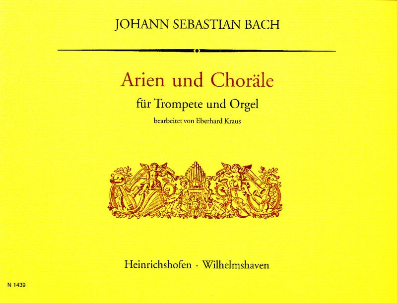 Arias and Chorales - Bach - 2 Trumpets and Organ - Heinrichshofen Verlag