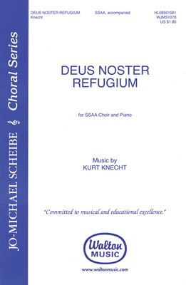 Deus Noster Refugium - Kurt Knecht - SSAA Walton Music Choral Score Octavo